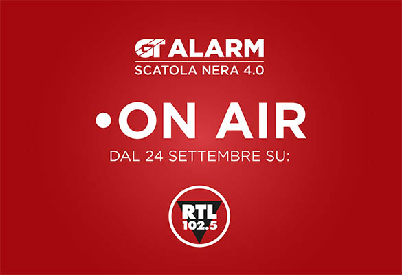 GT ALARM TORNA IN RADIO CON SCATOLA NERA 4.0 SU RTL102.5
