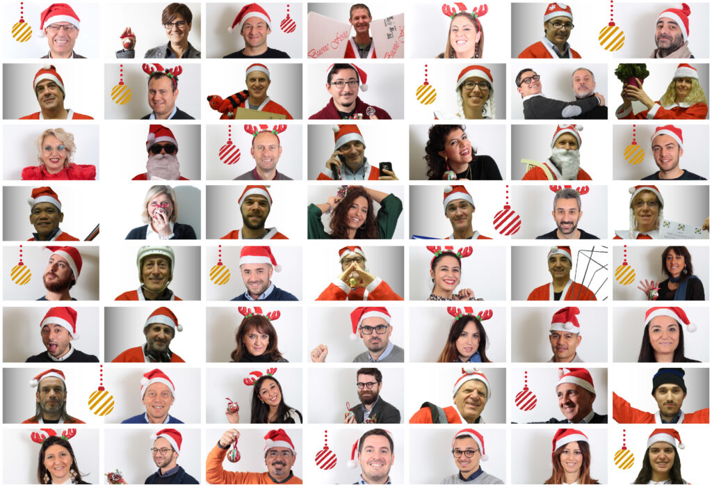 DA NORD A SUD LE NOSTRE FACCE UNITE VI AUGURANO BUON NATALE E FELICE ANNO NUOVO!