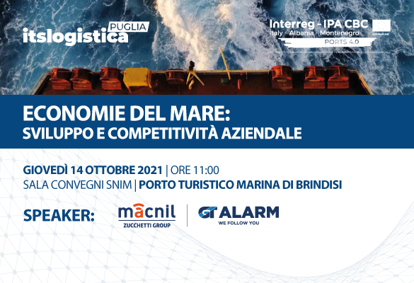 Macnil Gruppo Zucchetti con ITS Logistica Puglia | 14 Ottobre 2021 a Brindisi
